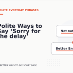 Polite Ways to Say ‘Sorry for the delay’