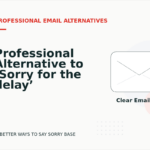 Professional Alternative to ‘Sorry for the delay’