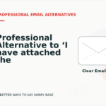 Professional Alternative to ‘I have attached the file’