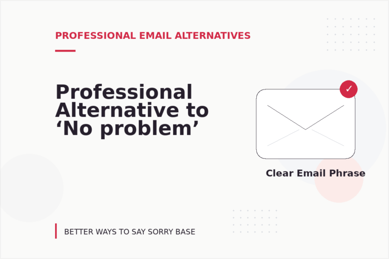 Professional Alternative to ‘No problem’