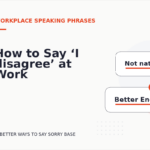 How to Say ‘I disagree’ at Work