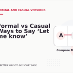 Formal vs Casual Ways to Say ‘Let me know’